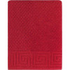 ARYA Махровое полотенце Жаккард Meander 100% Хлопок Красное 50х90 (8680943092342) - зображення 1