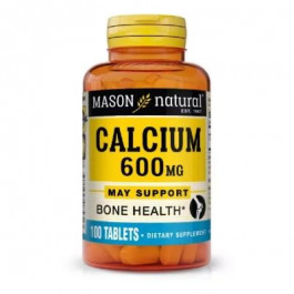 Mason Natural Кальций 600 мг, Calcium 600 mg, , 100 таблеток