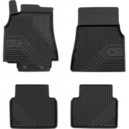 Frogum Автомобільні килимки поліки в салон Frogum 3D на у Mercedes B W245 05-11 Мерседес Б чорні