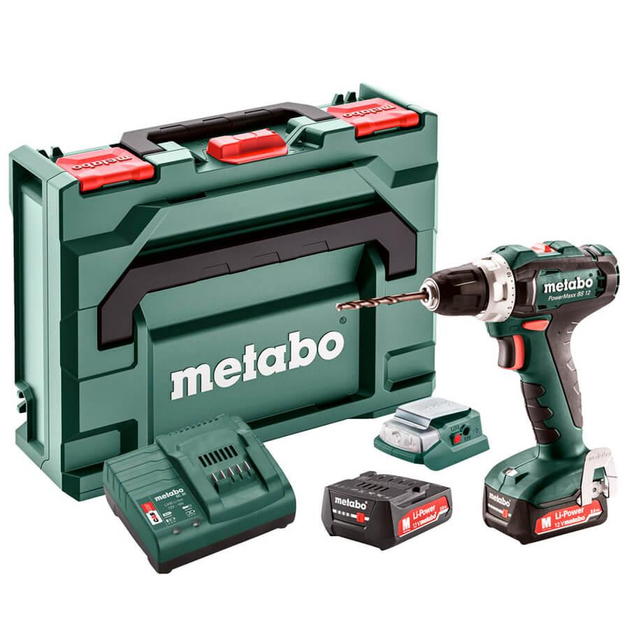 Metabo PowerMaxx BS 12 + PA 12 LED-USB (601036910) - зображення 1