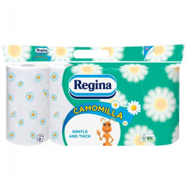 Regina Туалетна папір Camomile FSC тришарова 8 шт. (8004260438506)