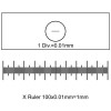 Sigeta Калибровочная линейка  Slide-1 X 1мм/100 Div.x0.01мм (65654) - зображення 1