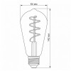 VIDEX LED Filament ST64FGD 4W E27 2100K 220V (VL-ST64FGD-04272) - зображення 2