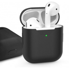 AHASTYLE Классический Силиконовый чехол  для Apple AirPods Black (AHA-01020-BLK)