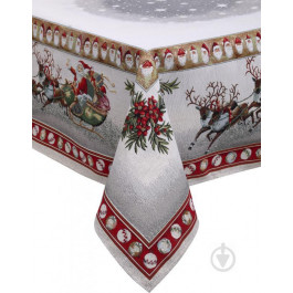 Lefard Скатерть гобеленовая новогодняя с люрексом 140x140 см разноцветный (8407007160010)
