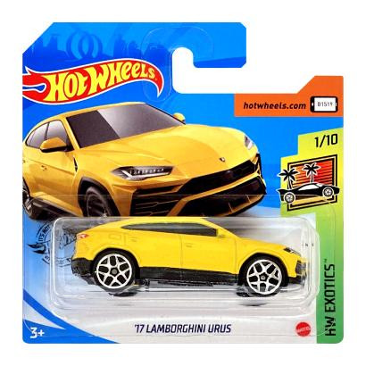 Hot Wheels 17 Lamborghini Urus Exotics 1:64 GHB36 Yellow - зображення 1