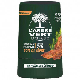 L'Arbre Vert Дезодорант  для чоловіків з екстрактом кедра 50 мл (3450601040238)