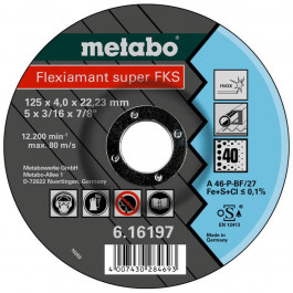 Metabo Flexiamant Super FKS 60, 125x4,0, нержавеющая сталь (616198000)