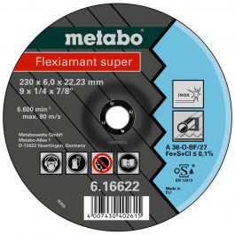Metabo Круг зачисний  Flexiamant Super по нержавійці, 150x6x22,23 мм