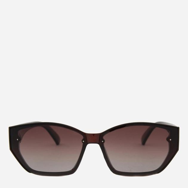 SumWIN Сонцезахисні окуляри жіночі  1234-03 Коричневі градієнт - зображення 1
