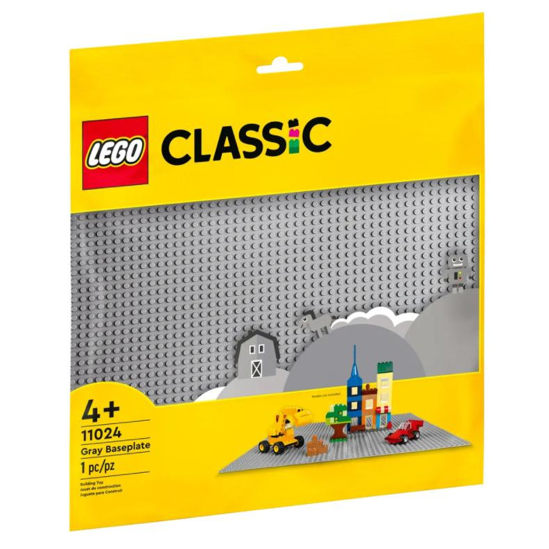 LEGO Classic Серая базовая пластина 1 деталь (11024) - зображення 1