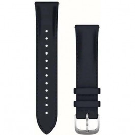 Garmin Ремінець  Quick Release Vivomove Luxe Band 20mm, Leather Band, Silver/Blue (010-12924-20)