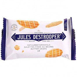 Jules Destrooper Вафлі  Butter Waffles вершкові 33 г (5410471908487)