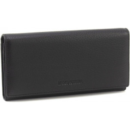 Marco Coverna Чорний жіночий гаманець великого розміру з натуральної шкіри  68673
