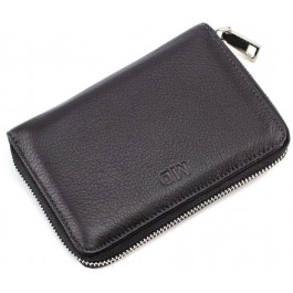 MD Leather Кожаный кошелек среднего размера на молнии  (16575) (7M-117)