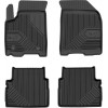 Frogum Автомобільні килимки поліки в салон Frogum 3D на у Chevrolet AVEO 1 06-11 Шевроле Авео чорні - зображення 1