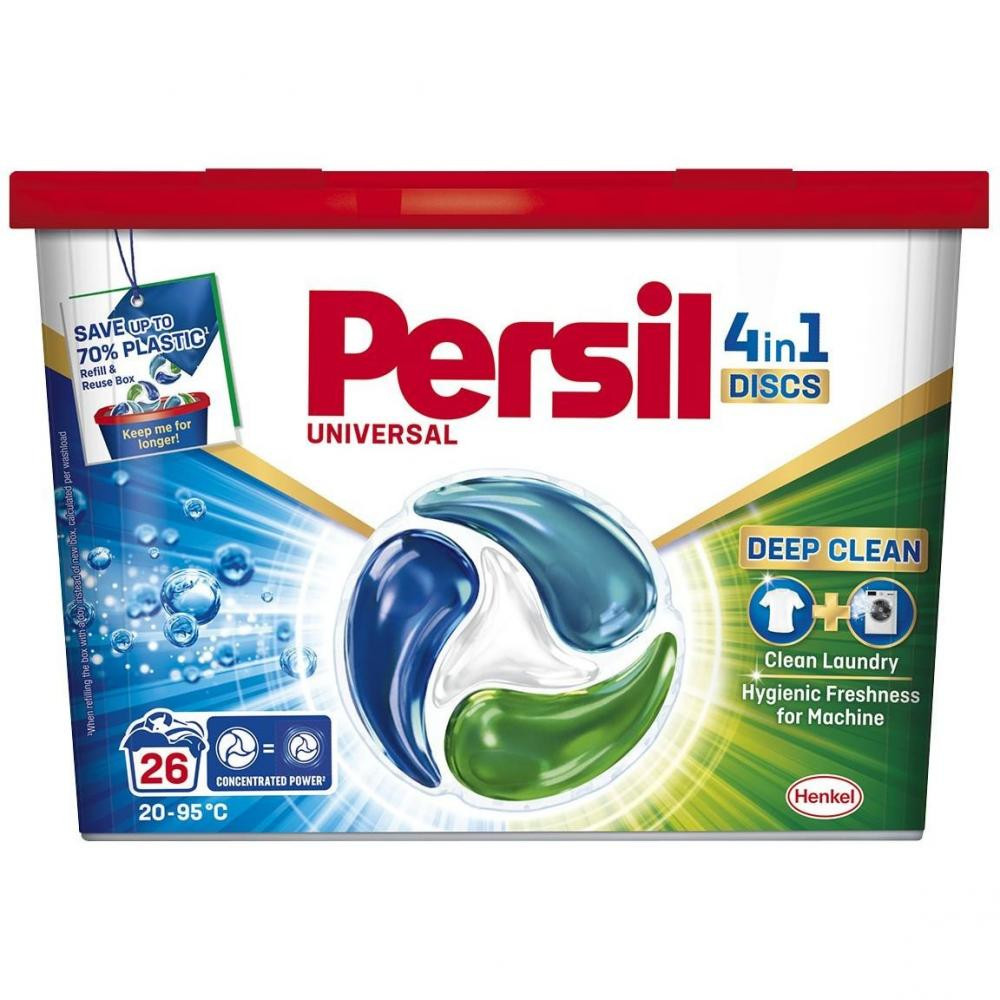 Persil Диски для прання 4in1 Discs Universal Deep Clean 26 шт (9000101599466) - зображення 1