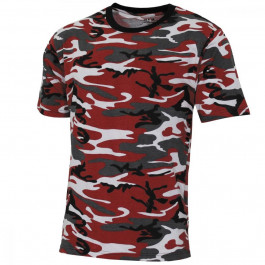 MFH Футболка T-shirt  Streetstyle - Red Camo L
