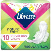 Libresse Гигиенические прокладки  Natural Care Ultra Clip Normal 3 мм 10 шт (7322540523300) - зображення 1