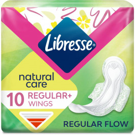 Libresse Гигиенические прокладки  Natural Care Ultra Clip Normal 3 мм 10 шт (7322540523300)