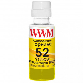 WWM Чернила HP GT52 100г Yellow, для Ink Tank 115/315/ 319 (H52Y)