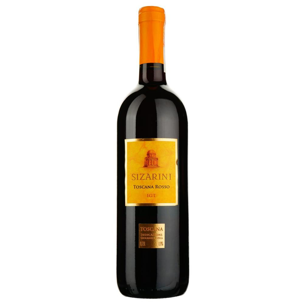 Sizarini Вино Toscana Rosso красное сухое 0.75 л 13% (8002793011661) - зображення 1