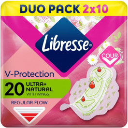 Libresse Прокладки гигиенические  Ultra Natural с алое и ромашкой 20 шт.