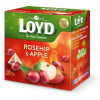 Loyd Чай ягодный Шиповник Яблоко в пирамидках 20 шт х 2 г (5900396016157) - зображення 2