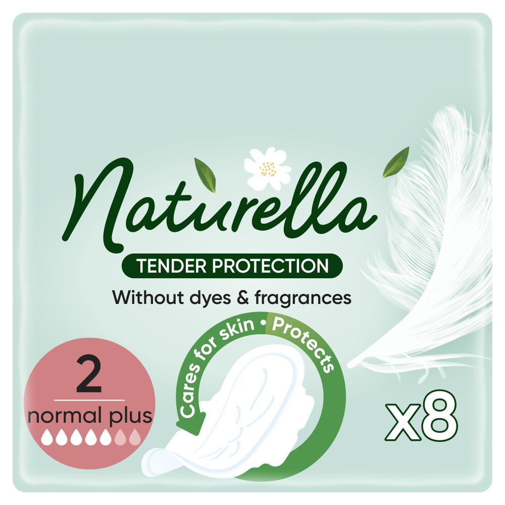 Naturella Гігієнічні прокладки  Ніжний Захист Normal Plus (Розмір 2) 8 шт (8700216045483) - зображення 1