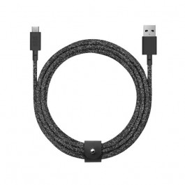 NATIVE UNION Belt Cable USB-A to USB-C Cosmos 1.2m Black (BELT-AC-COS-NP)