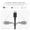 NATIVE UNION Belt Cable USB-A to USB-C Cosmos 1.2m Black (BELT-AC-COS-NP) - зображення 2