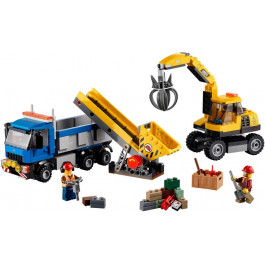LEGO City Экскаватор и грузовик (60075)