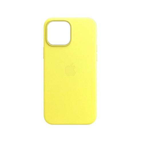 Borofone Leather AAA Full Magsafe IC for iPhone 15 Pro Canary Yellow (Leat15PCanaryYellow) - зображення 1