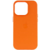 Borofone Leather AAA Full Magsafe IC for iPhone 14 Pro Max Orange (Leat14PMOrange) - зображення 1