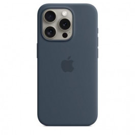 Borofone Silicone Full Case AAA MagSafe IC for iPhone 15 Storm Blue (Orig15DeepBlue)