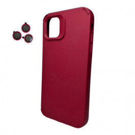 Cosmic Silky Cam Protect for Apple iPhone 12/12 Pro Wine Red (CoSiiP12WineRed)