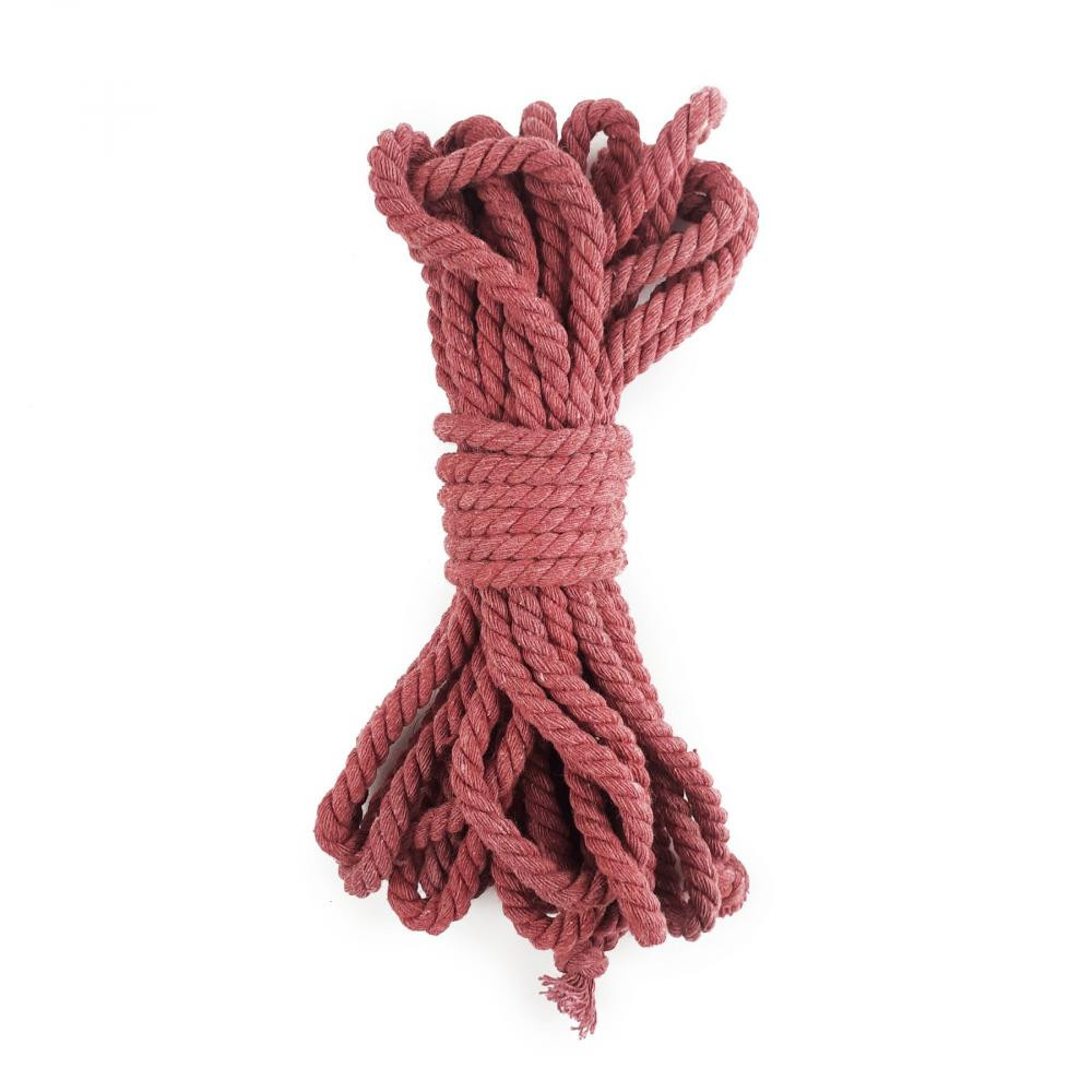 Art of Sex Бавовняна Мотузка Bdsm 8 Метрів, 6 Мм, Колір Бургунд. (SO5209) - зображення 1