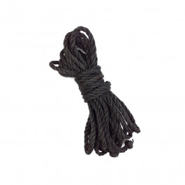 Art of Sex Джутовая веревка BDSM 8 метров, 6 мм, цвет черный (SO5175)
