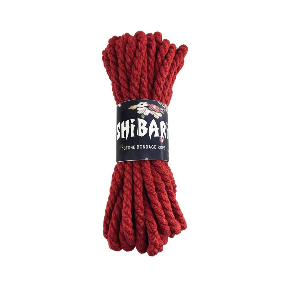 Feral Feelings Хлопковая веревка для Шибари Shibari Rope, 8 м красная (SO4003) - зображення 1