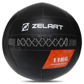 Zelart Wall Ball TA-7822 11кг Чорний (56363232) - зображення 1