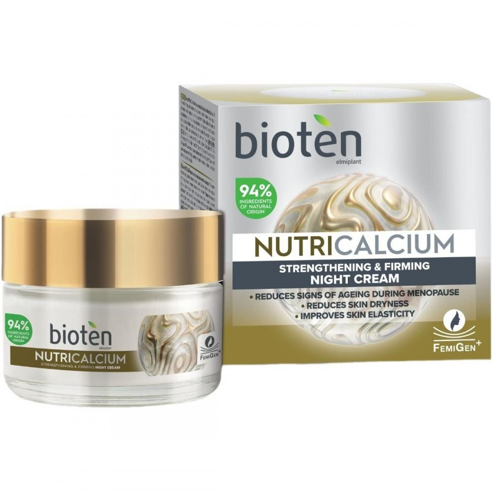 Bioten Нічний крем для обличчя  NutriCalcium 50 мл (5201314150749) - зображення 1