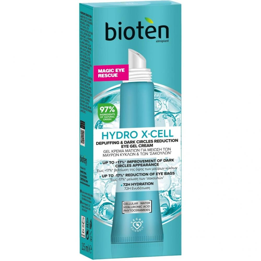 Bioten Крем для шкіри навколо очей  Hydro X-Cell 15 мл (5201314171621) - зображення 1