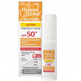 Біокон Солнцезащитный крем для лица  Hirudo Derm Sun Protect Ultra Protect Face SPF 50 + 50 мл (48201600385