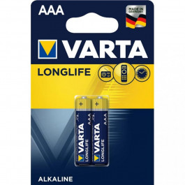 Varta AAA bat Alkaline 2шт LONGLIFE EXTRA (04103101412)