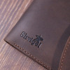 Vintage Чоловічий шкіряний вінтажний портмоне коричневого кольору з кишенею для монет Shvigel (2416613) - зображення 8