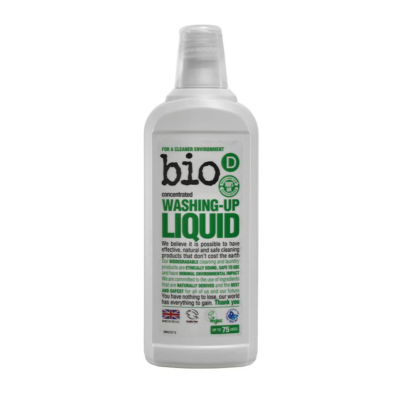 Bio-D Средство для мытья посуды Washing Up Liquid Fragrance Free органическое, 750 мл (5034938100216) - зображення 1