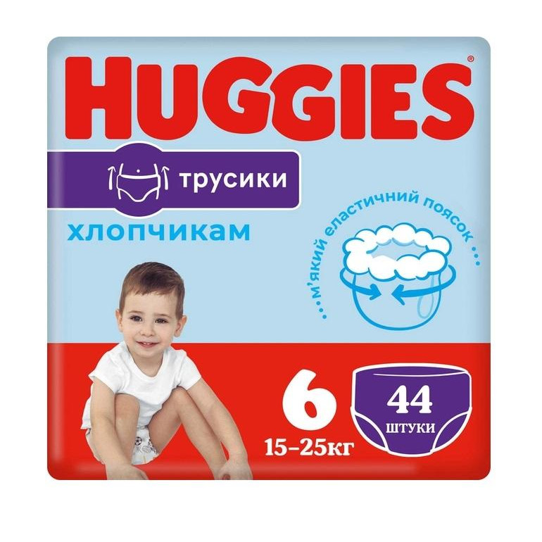 Huggies Pants 6 Mega 15-25 кг 44 шт - зображення 1