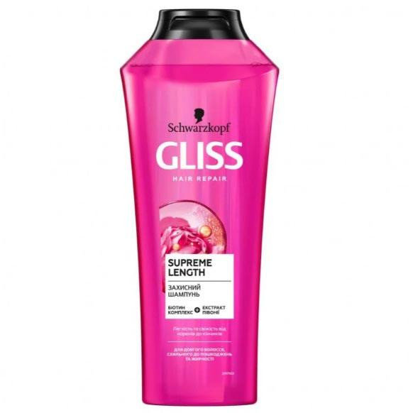 Gliss kur Hair Repair Supreme Length Shampoo 400 ml Шампунь для длинных волос, склонных к повреждениям и жирно - зображення 1