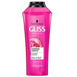 Gliss kur Hair Repair Supreme Length Shampoo 400 ml Шампунь для длинных волос, склонных к повреждениям и жирно