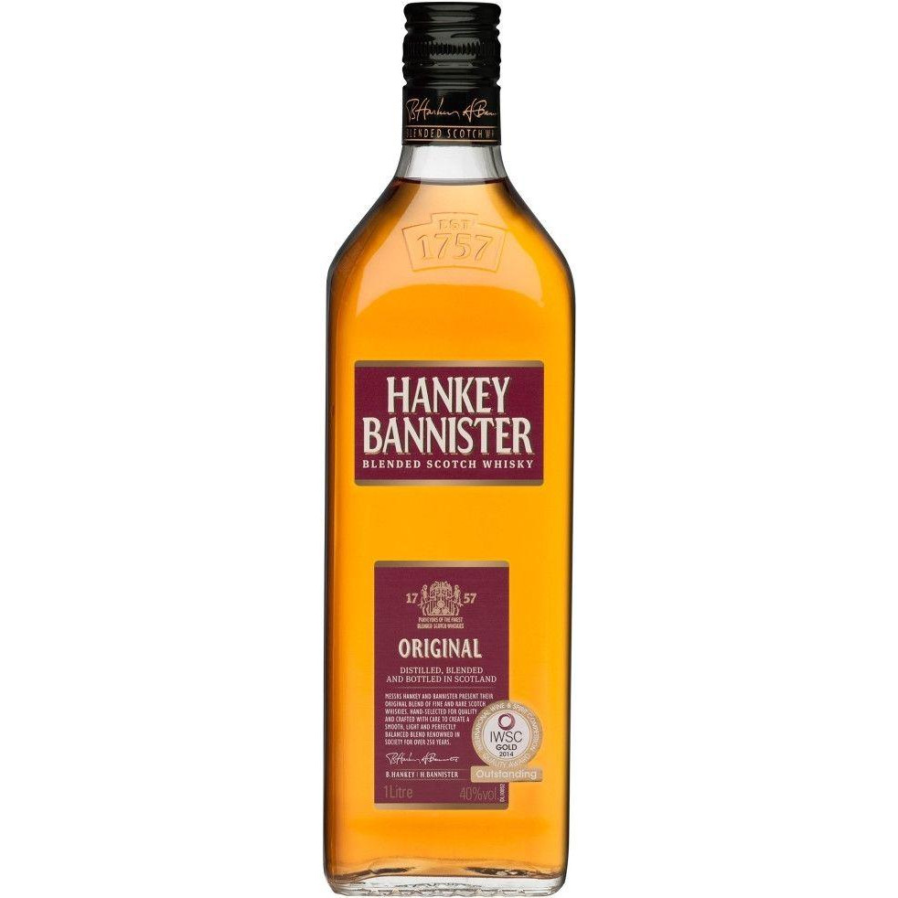 Hankey Bannister Виски Original 3 года выдержки 1 л 40% в коробке (5010509414081) - зображення 1
